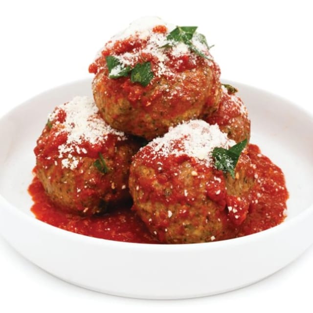 Meatballs Marinara.