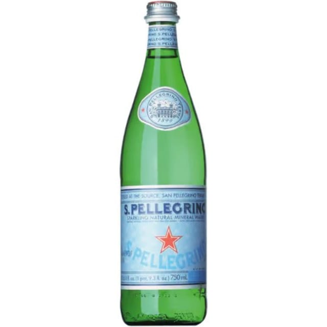 San Pellegrino Mineral Water.