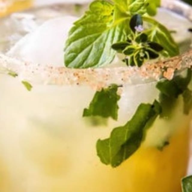 Pineapple Mint Margarita (Dine-In Only).