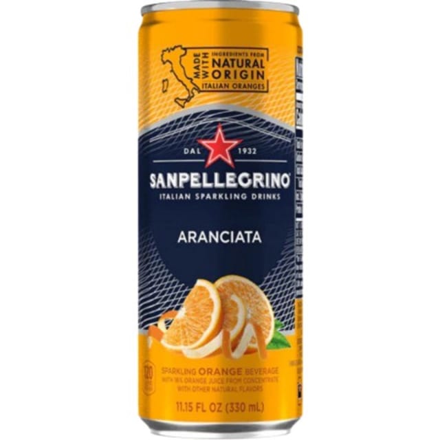 San Pellegrino Aranciata.