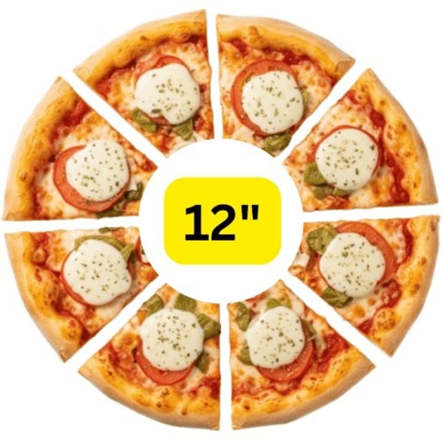 12" Small Half & Half Pizza.