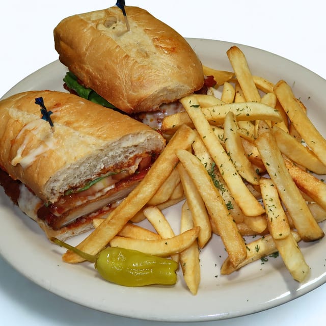 Catering Chicken Parmigiana Sub.