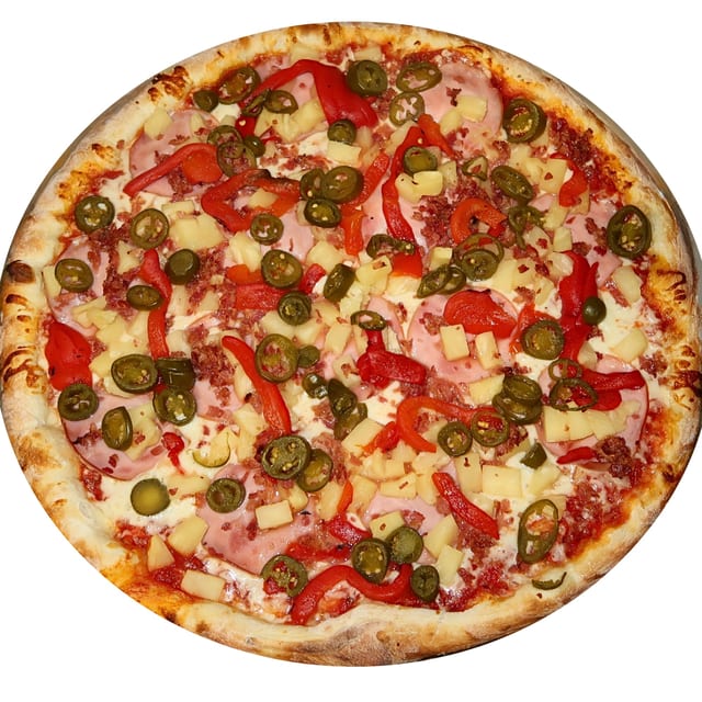 Twin Peaks Hawaiian Pizza.