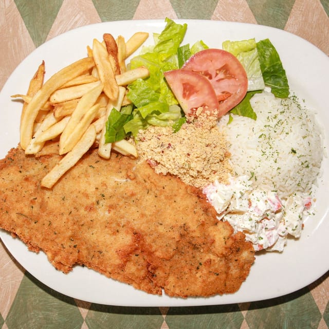 Peixe a Milanesa.
